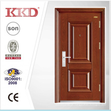 Luxo popular segurança Exterior porta KKD-202 aço porta feita na porta da frente de China
